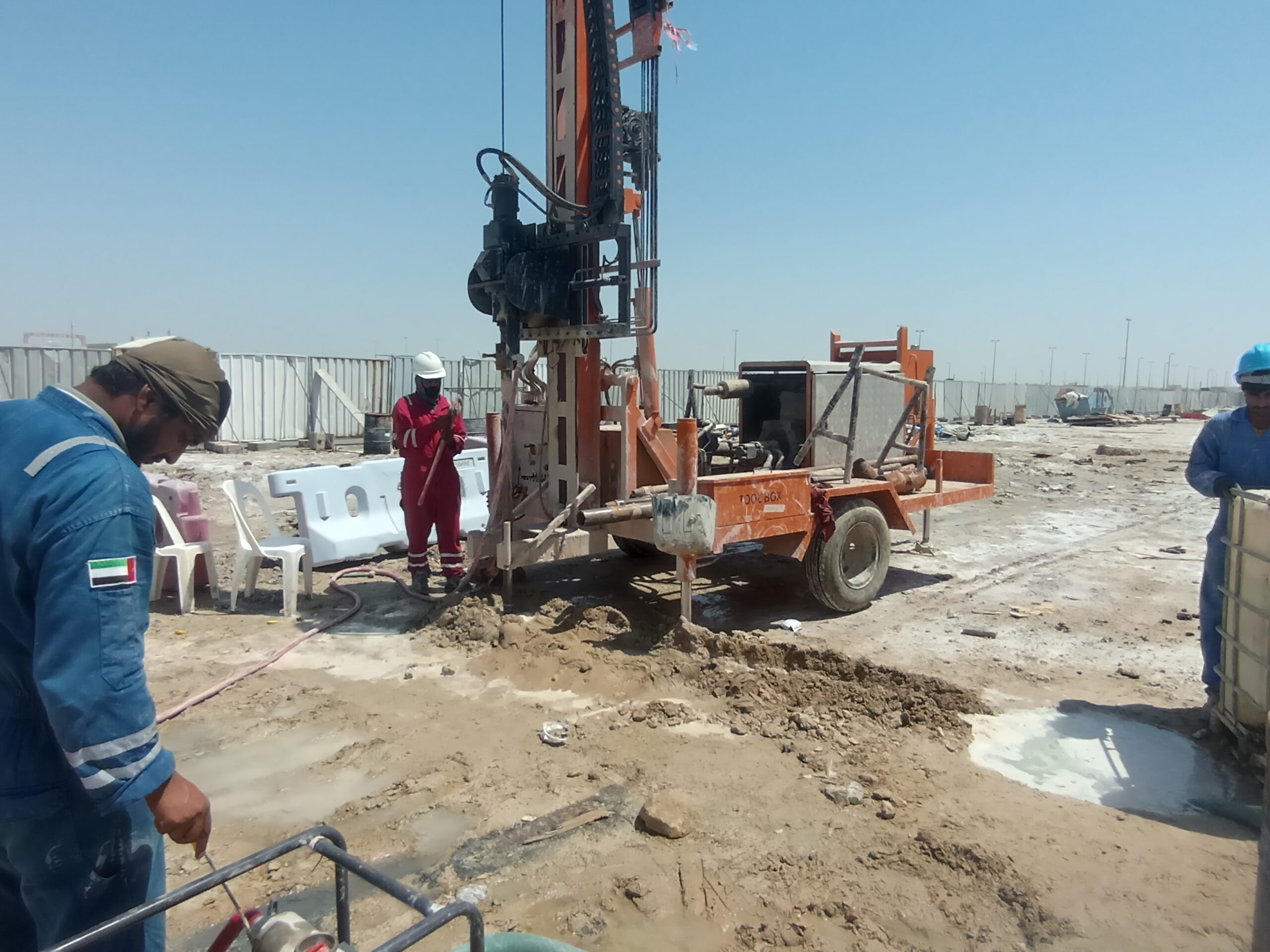 Geotechnical investigation in Abu Dhabi